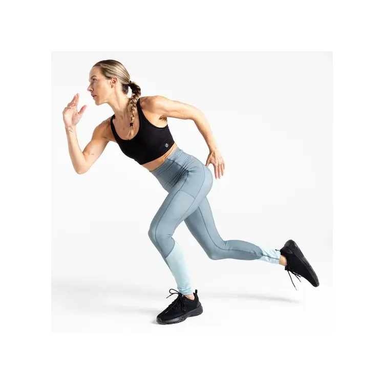 DARE 2B MALLA LARGA POWER LEGGING AQUIFER GREY MUJER MOVIMIENTO,ARISTARUN