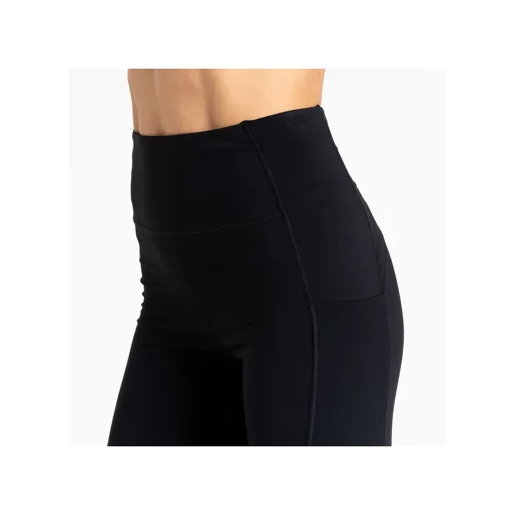 DARE 2B MALLA LARGA POWER LEGGING NEGRO MUJER LATERAL,ARISTARUN