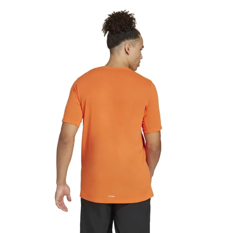 ADIDAS TERREX CAMISETA MANGA CORTA MULTI LOGO TECH NARANJA TRASERA,ARISTARUN
