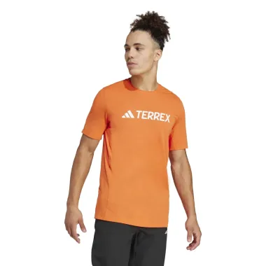 ADIDAS TERREX CAMISETA MANGA CORTA MULTI LOGO TECH NARANJA DELANTERA,ARISTARUN