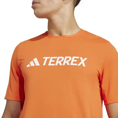 ADIDAS TERREX CAMISETA MANGA CORTA MULTI LOGO TECH NARANJA LOGO,ARISTARUN