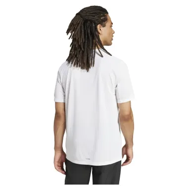 ADIDAS TERREX CAMISETA MANGA CORTA MULTI LOGO TECH BLANCA HOMBRE MODELO TRASERA, ARISTARUN