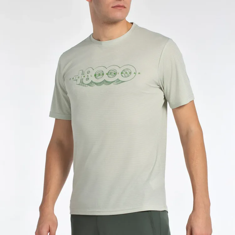 +8000 CAMISETA MANGA CORTA TALIB GRIS VERDOSO HOMBRE PORTADA,ARISTARUN