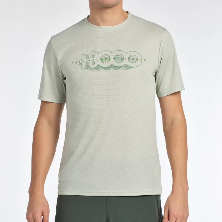 +8000 CAMISETA MANGA CORTA TALIB GRIS VERDOSO HOMBRE FRONTAL,ARISTARUN