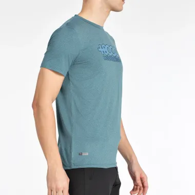 +8000 CAMISETA MANGA CORTA PIPE AZUL ACERO HOMBRE LATERAL,ARISTARUN