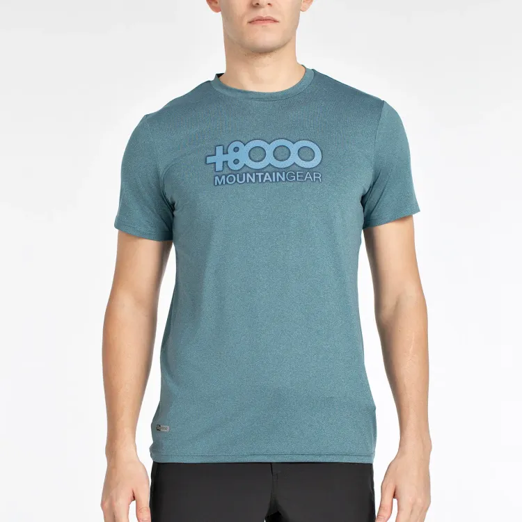 +8000 CAMISETA MANGA CORTA PIPE AZUL ACERO HOMBRE PORTADA,ARISTARUN