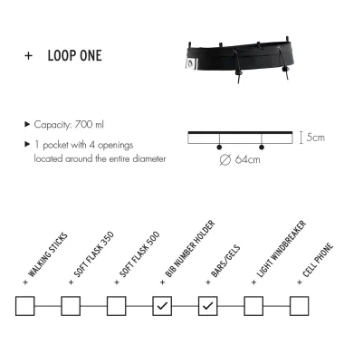 LURBEL GUIA DE TALLAS LOOP ONE ROJO, ARISTARUN