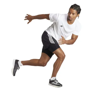 ADIDAS CAMISETA M/C ADIZERO E TEE WHITE MODELO, ARISTARUN