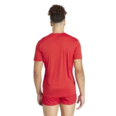 ADIDAS CAMISETA M/C ADIZERO E TEE ROJA TRASERA, ARISTARUN