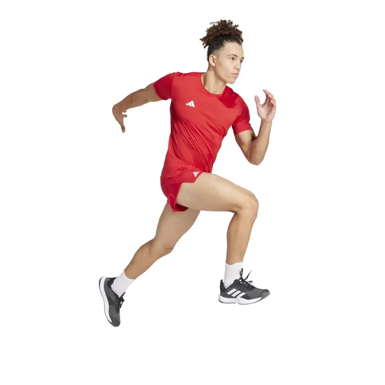 ADIDAS CAMISETA M/C ADIZERO E TEE ROJA MODELO, ARISTARUN