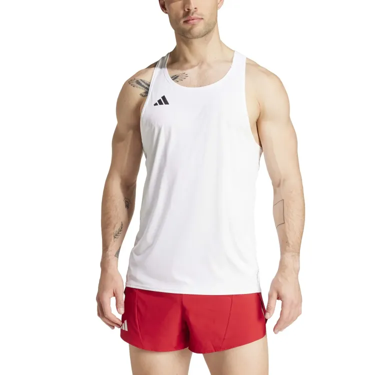 ADIDAS CAMISETA TIRANTES HOMBRE ADIZERO E SNGLT FRONTAL, ARISTARUN