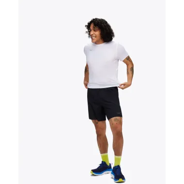 HOKA PANTALON CORTO CON MALLA 2 EN 1 NEGRO HOMBRE FRONTAL,ARISTARUN