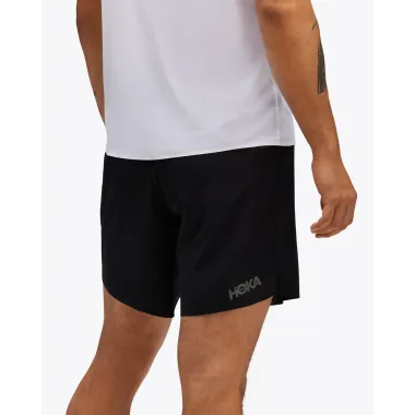 HOKA PANTALON CORTO CON MALLA 2 EN 1 NEGRO HOMBRE TRASERA,ARISTARUN