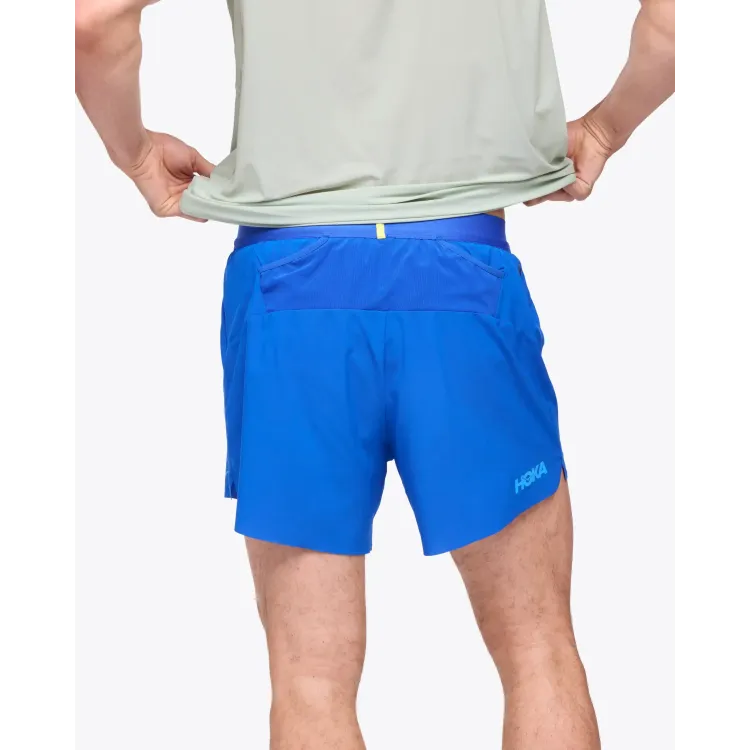 HOKA PANTALÓN CORTO HOMBRE GLIDE MARINO TRASERA,ARISTARUN