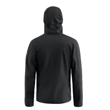 SALEWA CHAQUETA IMPERMEABLE HOMBRE PUEZ 2.5L POWERTEX TRASERA,ARISTARUN