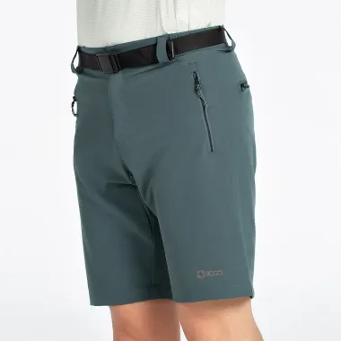 +8000 PANTALÓN CORTO PARA TREKKING HOMBRE VERDE OSCURO PORTADA,ARISTARUN