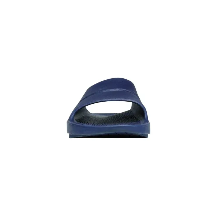 OOFOS SANDALIA DE RECUPERACIÓN OOAHH NAVY UNISEX FRONTAL,ARISTARUN