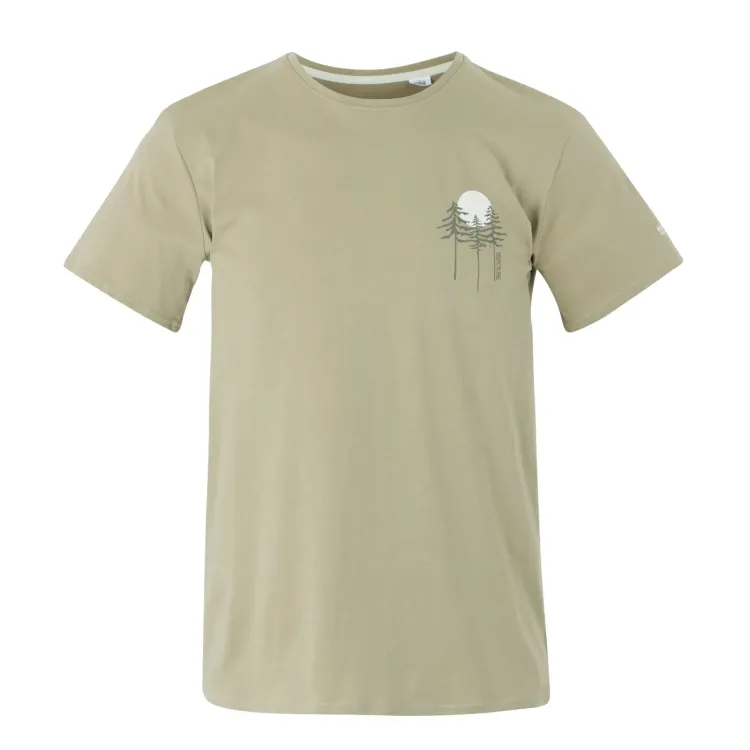 REGATTA CAMISETA MANGA CORTA BREEZED V MARRON PORTADA,ARISTARUN