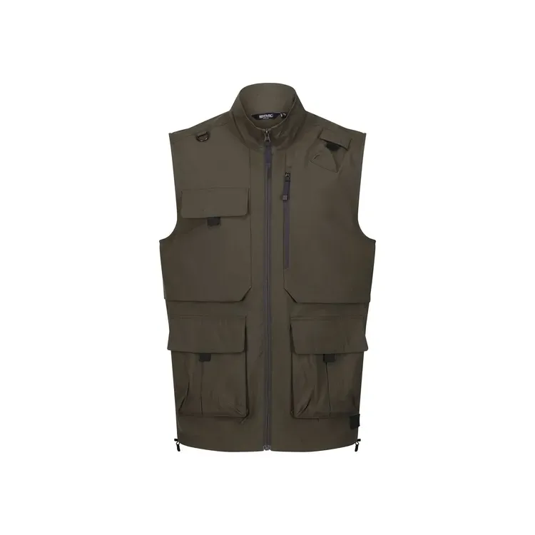 REGATTA CHALECO TRAVEL VERDE HOMBRE DELANTERA,ARISTARUN