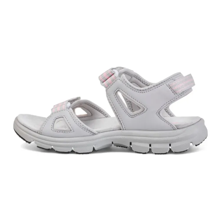 +8000 SANDALIA TUWOR MUJER GRIS CLARO LATERAL INTERNO, ARISTARUN