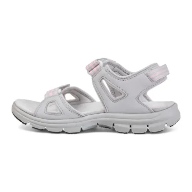+8000 SANDALIA TUWOR MUJER GRIS CLARO LATERAL INTERNO, ARISTARUN