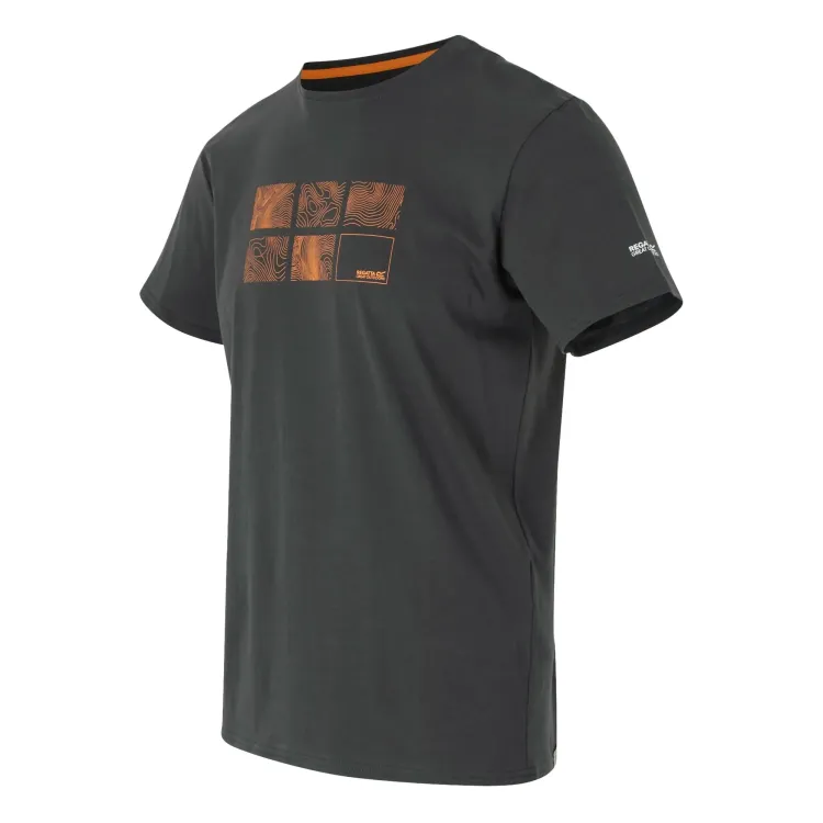 REGATTA CAMISETA MANGA CORTA BREEZED V ASH FRONTAL,ARISTARUN