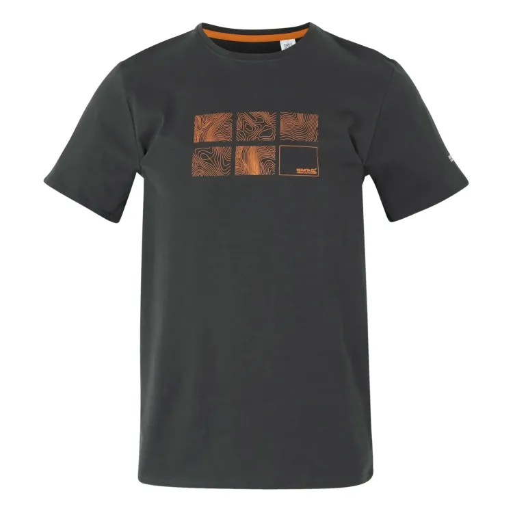 REGATTA CAMISETA MANGA CORTA BREEZED V ASH PORTADA,ARISTARUN