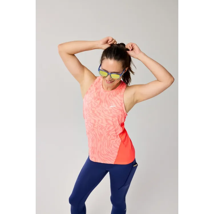 BROOKS CAMISETA DE TIRANTES SPRINT FREE TANK MUJER DELANTERA,ARISTARUN