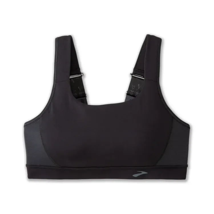 BROOKS TOP DEPORTIVO CONVERTIBLE 2.0 SPORTS BRA NEGRO MUJER ESTUDIO,ARISTARUN