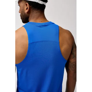 BROOKS CAMISETA DE TIRANTES ATMOSPHERE SINGLET 3.0 AZUL HOMBRE ESPALDA,ARISTARUN