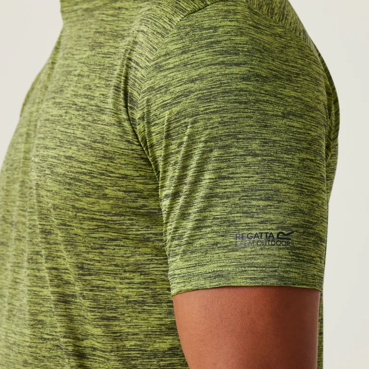 REGATTA CAMISETA DE MANGA CORTA FINGAL VERDE HOMBRE, ARISTARUN