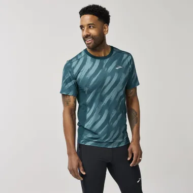 BROOKS ATMOSPHERE SHORT SLEEVE 3.0 FRONTAL MODELO, ARISTARUN