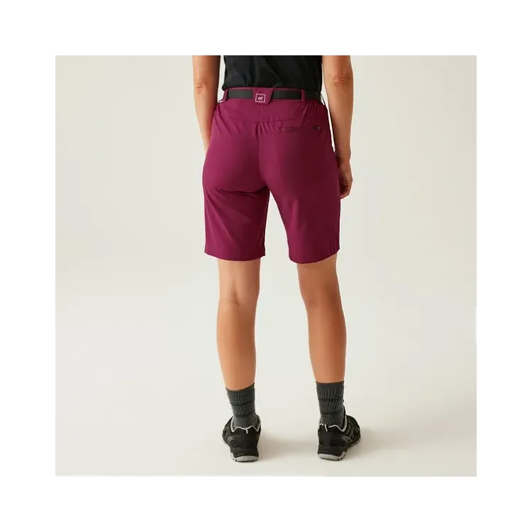 REGATTA PANTALON CORTO DE SEDNERISMO XERT MUJER ROSA TRASERA,ARISTARUN