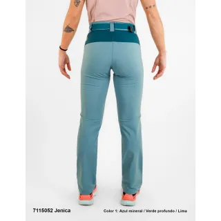 SPHERE PRO JENICA PANTALÓN LARGO MUJER AZUL-VERDE, ARISTARUN 2