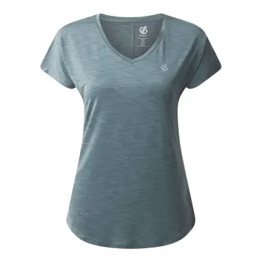 DARE 2B CAMISETA DE MANGA CORTA VIGILANT TEE GREY MUJER DELANTERA,ARISTARUN