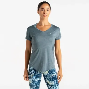 DARE 2B CAMISETA DE MANGA CORTA VIGILANT TEE GREY MUJER PORTADA,ARISTARUN