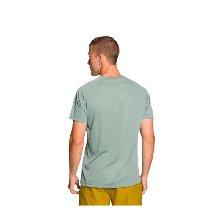 TRANGOWORLD CAMISETA DE MANGA CORTA COUVET GRIS AZULADO HOMBRE TRASERA,ARISTARUN