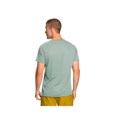 TRANGOWORLD CAMISETA DE MANGA CORTA COUVET GRIS AZULADO HOMBRE TRASERA,ARISTARUN