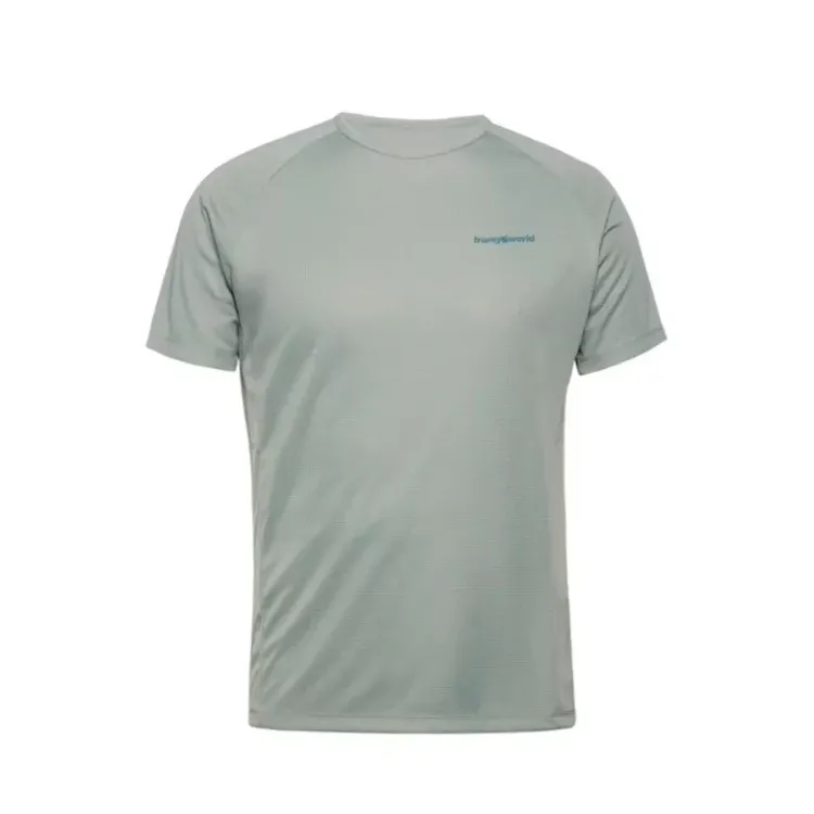 TRANGOWORLD CAMISETA DE MANGA CORTA COUVET GRIS AZULADO HOMBRE ESTUDIO,ARISTARUN