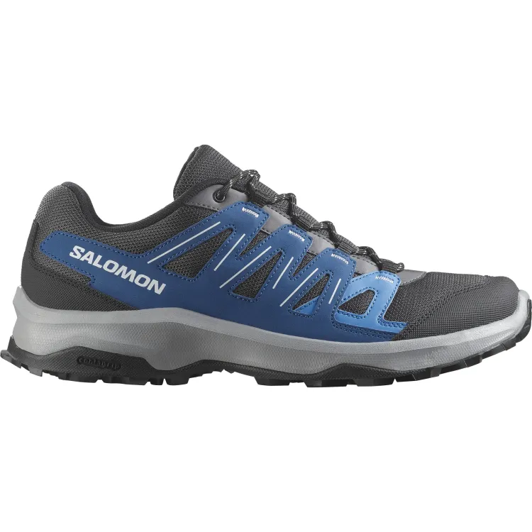 SALOMON ZAPATILLA TREKKING STOREN GTX HOMBRE GRIS/AZUL
