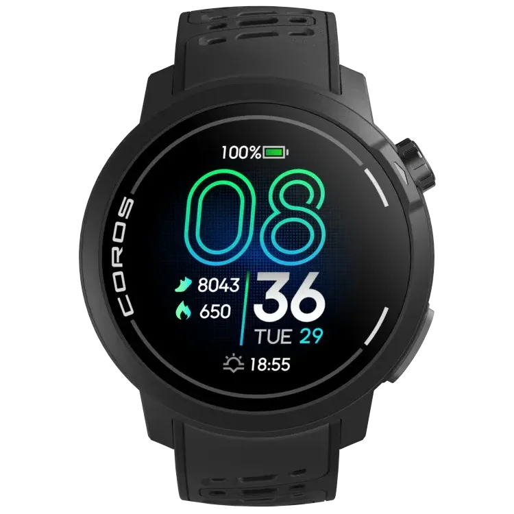 COROS PACE PRO RELOJ DEPORTIVO GPS NEGRO FRONTAL,ARISTARUN