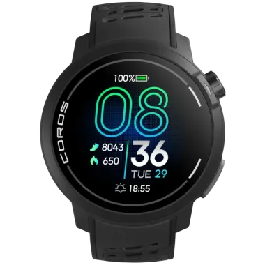 COROS PACE PRO RELOJ DEPORTIVO GPS NEGRO FRONTAL,ARISTARUN
