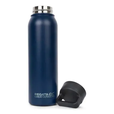 copia de REGATTA BOTELLA TÉRMICA 0.6L THERMOLATE NEGRO DESTAPADA,ARISTARUN