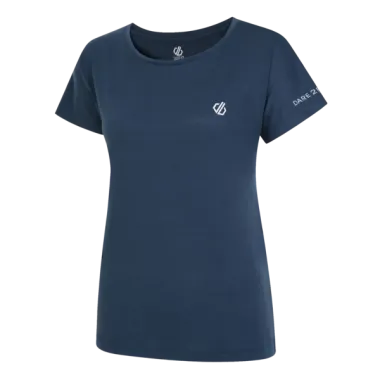 DARE2B CAMISETA DE MANGA CORTA PERSISTING II AZUL OSCURO MUJER PORTADA,ARISTARUN