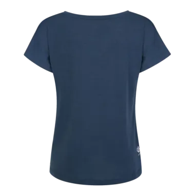 DARE2B CAMISETA DE MANGA CORTA PERSISTING II AZUL OSCURO MUJER TRASERA,ARISTARUN