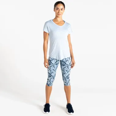 DARE 2B CAMISETA DE MANGA CORTA VIGILANT TEE AQUIFER MUJER FRONTAL,ARISTARUN