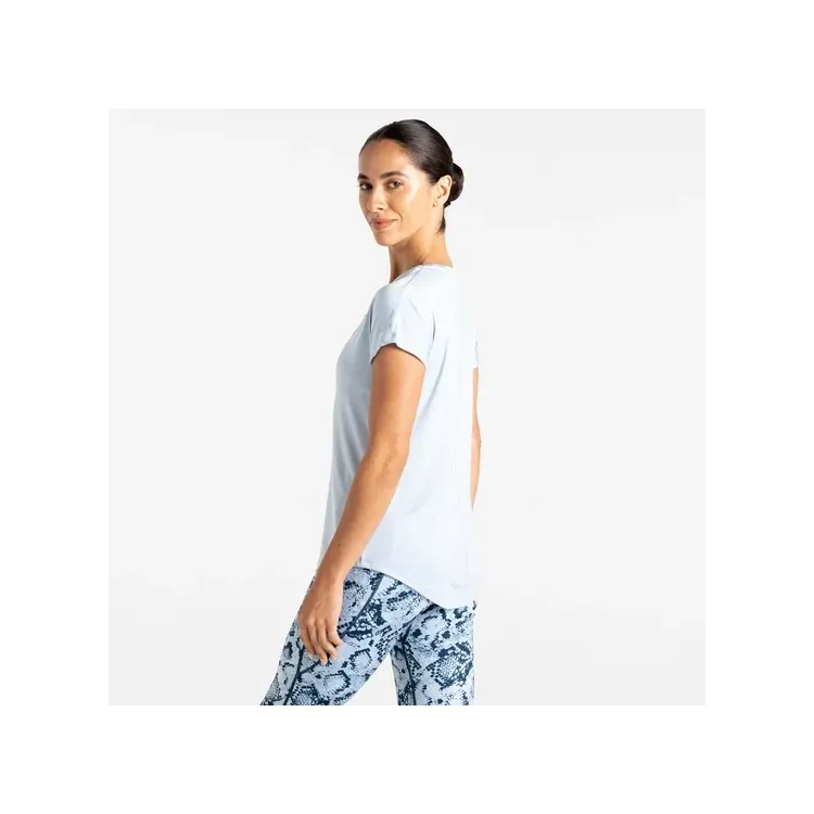 DARE 2B CAMISETA DE MANGA CORTA VIGILANT TEE AQUIFER MUJER LATERAL,ARISTARUN