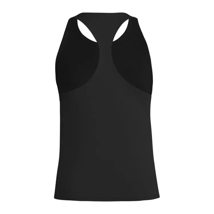 ADIDAS CAMSIETA DE TIRANTES ADIZERO E TANK MUJER NEGRO ANTERIOR,ARISTARUN