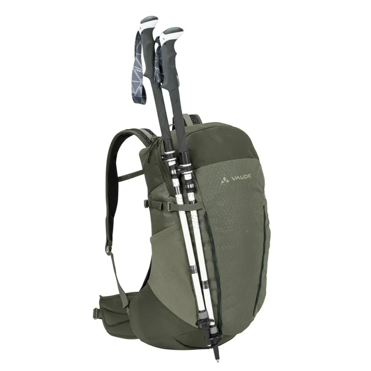 VAUDE MOCHILA AGILE 26 VERDE PORTABASTONES, ARISTARUN
