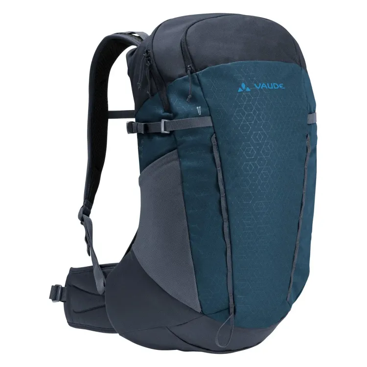 VAUDE MOCHILA AGILE 26 AZUL FRENTE LATERAL, ARISTARUN